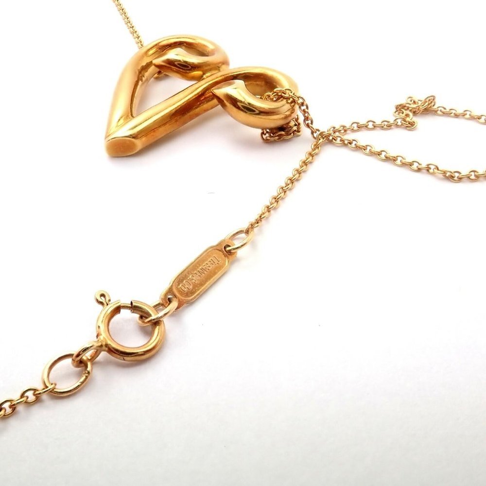 Tiffany & Co Picasso 18k Yellow Gold Large Zodiac Aries Pendant Necklace - Picture 6 of 10